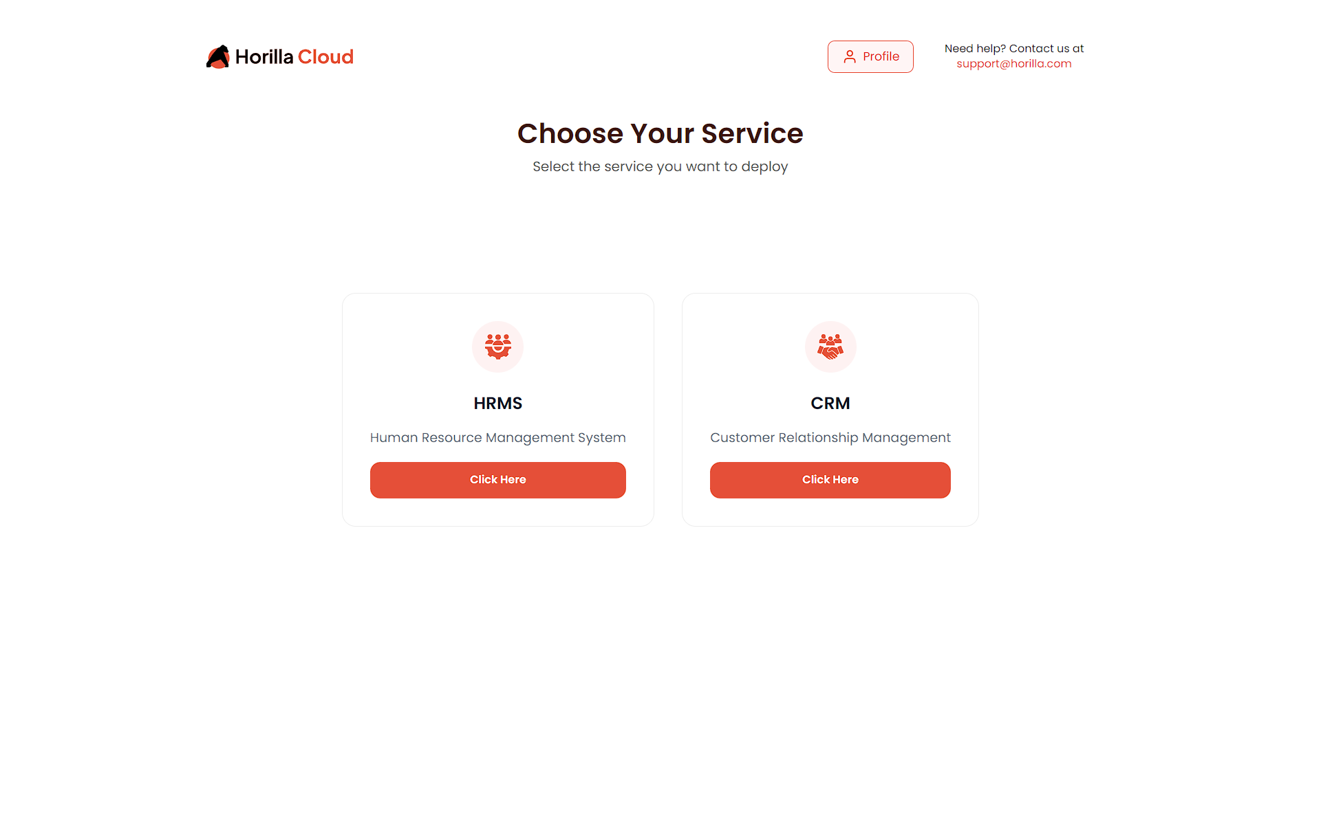 Choose HRMS or CRM